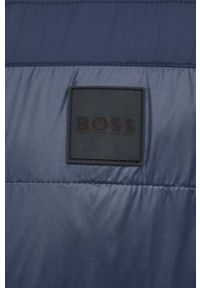 BOSS Orange - Boss Orange kurtka męska kolor granatowy przejściowa. Kolor: niebieski. Materiał: materiał #3
