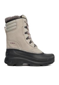 CMP Śniegowce Kinos Wmn Snow Boots Wp 2.0 38Q4556 Beżowy. Kolor: beżowy. Materiał: nubuk, skóra