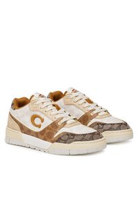 Coach Sneakersy Soho CAQ23 Beżowy. Kolor: beżowy. Materiał: materiał #6