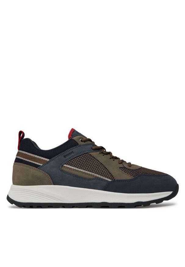 Geox Sneakersy U Terrestre U45EYA 014EK C0938 Khaki. Kolor: brązowy. Materiał: materiał