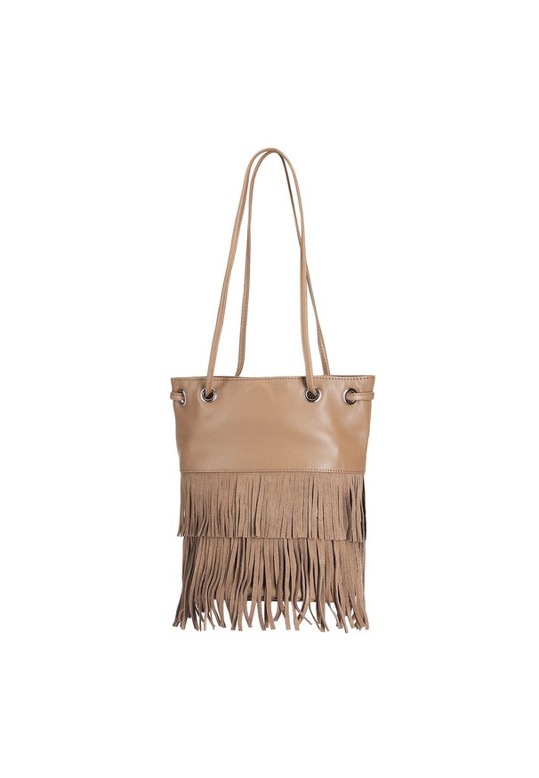 Wittchen - Torebka damska. Kolor: brązowy. Dodatki: z frędzlami. Materiał: skórzane. Styl: boho, klasyczny. Rodzaj torebki: do ręki