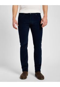 Lee - LEE MĘSKIE SPODNIE JEANSOWE DAREN ZIP FLY RIVET NAVY 112355815