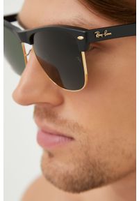 Ray-Ban okulary przeciwsłoneczne 0RB4175.877 męskie kolor czarny. Kształt: prostokątne. Kolor: czarny #2