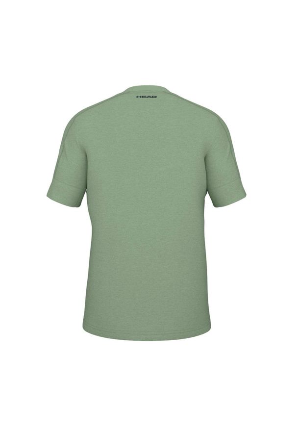 Koszulka sportowa męska Head Play Tech Uni. Kolor: zielony. Materiał: poliester. Długość rękawa: krótki rękaw. Długość: krótkie