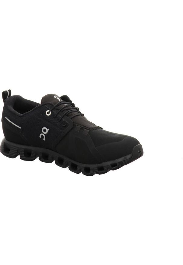 Buty do chodzenia damskie On On On Cloud 5 Waterproof. Zapięcie: sznurówki. Kolor: czarny. Materiał: materiał, syntetyk. Szerokość cholewki: normalna. Sport: turystyka piesza