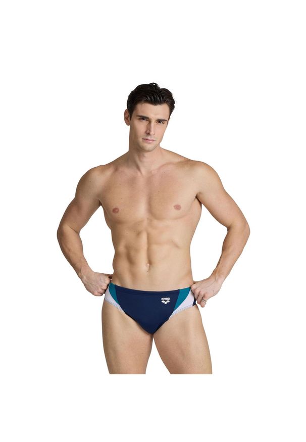 Slipy kąpielowe męskie Arena Swim Panel. Kolor: niebieski, wielokolorowy, biały