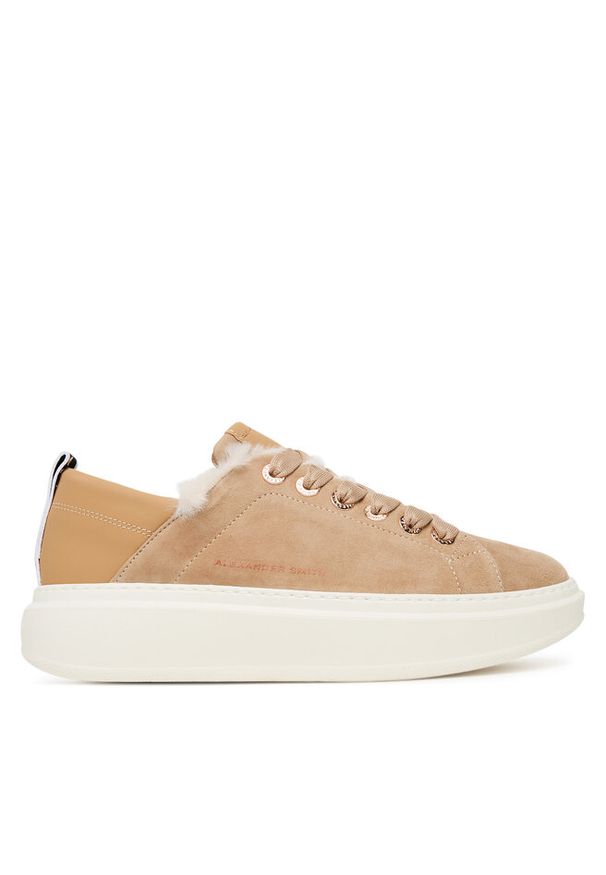 Sneakersy Alexander Smith. Kolor: beżowy