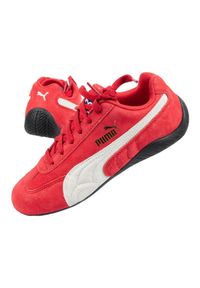 Buty sportowe Puma Speedcat W 306753 05 czerwone. Okazja: na co dzień. Kolor: czerwony. Materiał: skóra, materiał. Szerokość cholewki: normalna
