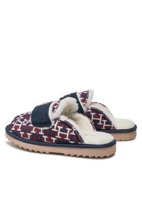 TOMMY HILFIGER - Tommy Hilfiger Kapcie Loafer Mule Slipper Monogram FW0FW06716 Kolorowy. Materiał: materiał. Wzór: kolorowy #6