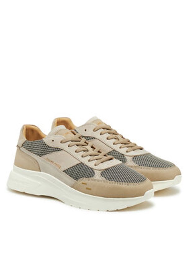 Filling Pieces Sneakersy Jet Runner 58125121919 Beżowy. Kolor: beżowy. Materiał: skóra