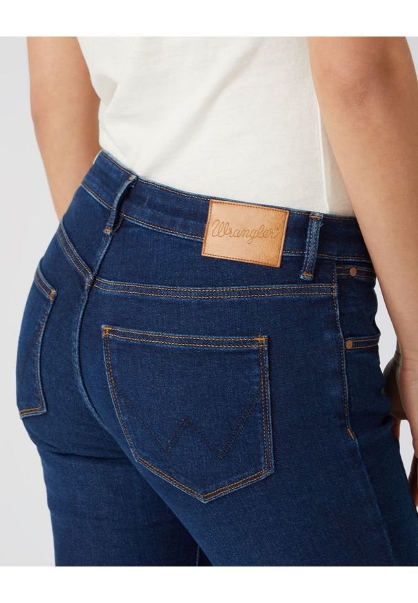 Wrangler - WRANGLER SKINNY DAMSKIE SPODNIE JEANSOWE DREAM BLUE 28 W28K47389 112141283