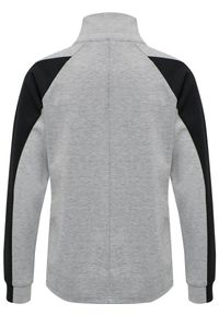 Kurtka do piłki nożnej damska Hummel zip Essi. Kolor: szary. Sport: fitness
