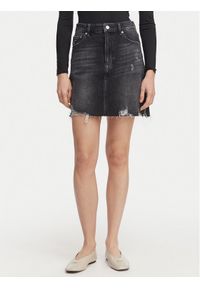 Tommy Jeans Spódnica jeansowa DW0DW22715 Czarny Mom Fit. Kolor: czarny. Materiał: bawełna #1