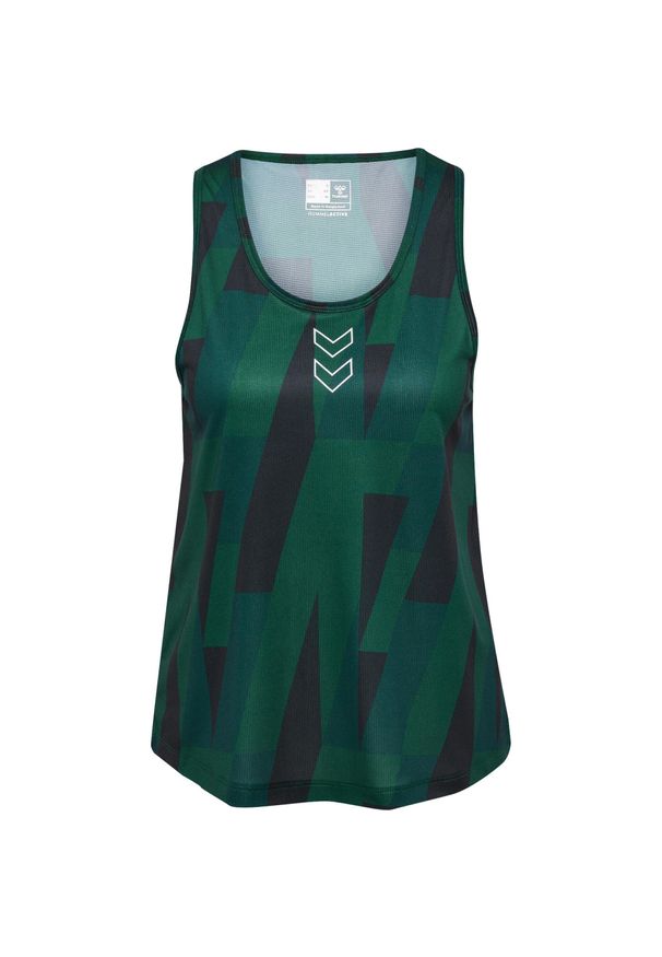 Koszulka damska bez rękawów Hummel hmlCOURT. Kolor: zielony. Długość rękawa: bez rękawów. Sport: fitness, piłka nożna