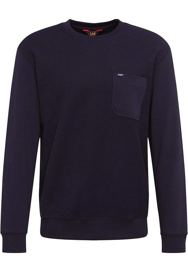 Lee - LEE MĘSKA BLUZA NEW POCKET SWS BLACK L82MWO01 112122111