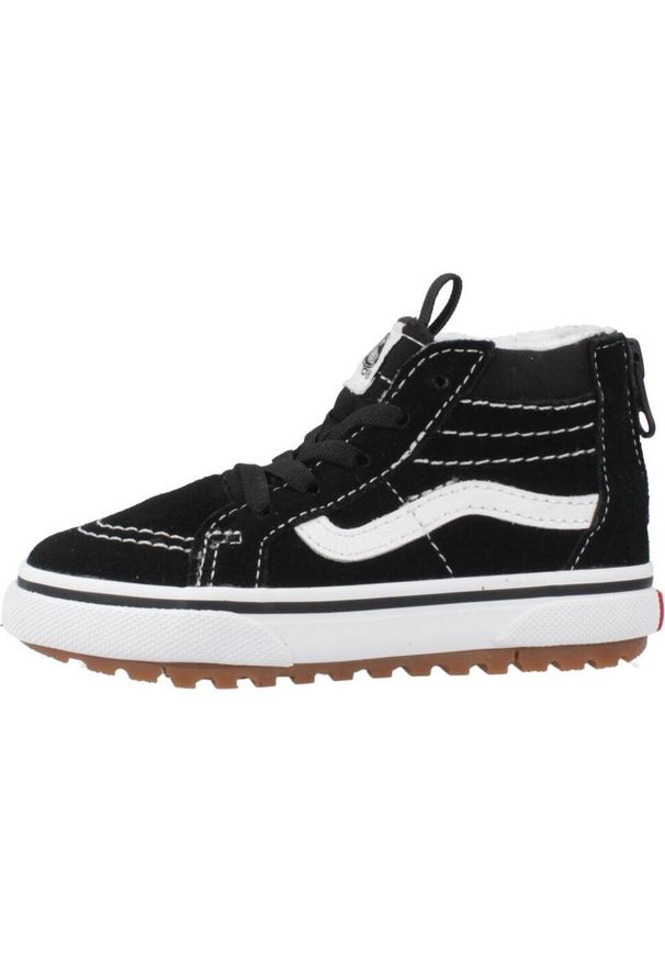 Vans - Buty VANS MTE SK8-HI ZIP Czarny. Kolor: czarny. Materiał: tkanina, skóra. Model: Vans SK8. Sport: turystyka piesza