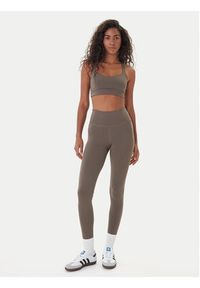GIRLFRIEND COLLECTIVE - Girlfriend Collective Legginsy Float 4021 Beżowy Slim Fit. Kolor: beżowy. Materiał: syntetyk #3