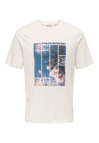 Only & Sons T-Shirt Magdy 22029454 Biały Regular Fit. Kolor: biały. Materiał: bawełna #4