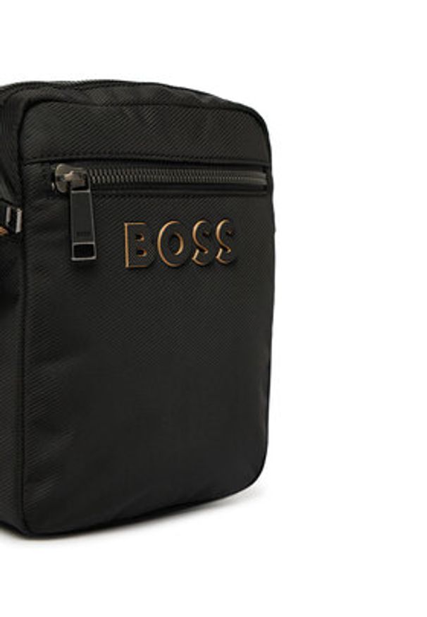 BOSS Saszetka Catch 3.0 NS Zip 50511961 Czarny. Kolor: czarny. Materiał: materiał
