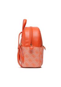 Guess Plecak Backpack J3GZ14 WFHF0 Pomarańczowy. Kolor: pomarańczowy. Materiał: skóra