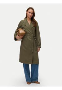 Vero Moda Trencz Lou 10257581 Zielony Regular Fit. Kolor: zielony. Materiał: syntetyk #1