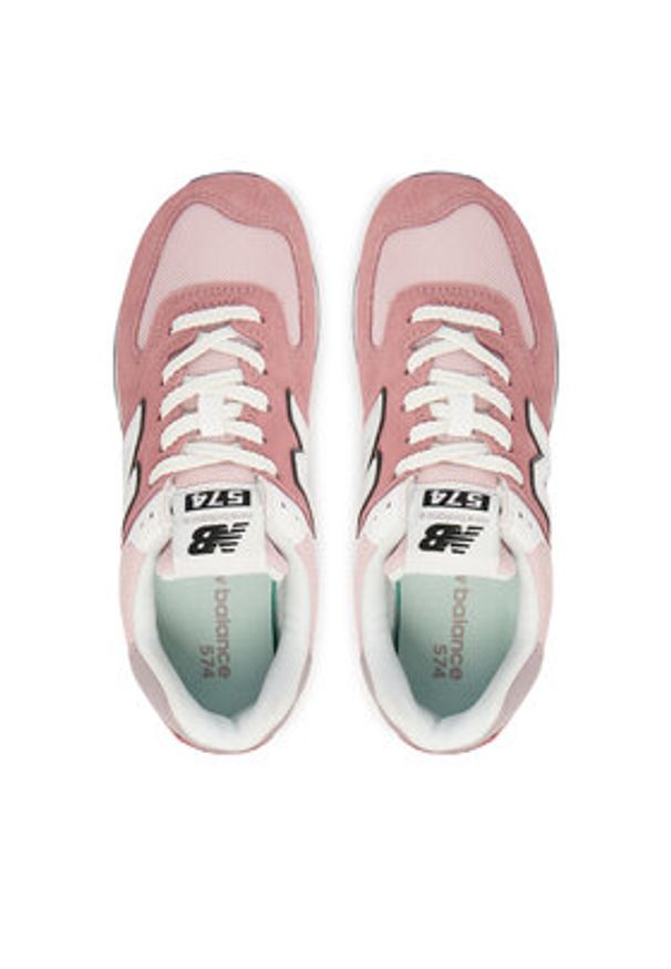 New Balance Sneakersy U5747SG Różowy. Kolor: różowy. Materiał: zamsz, skóra