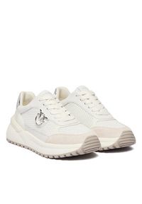 Pinko - PINKO Sneakersy GEM 15 Biały. Kolor: biały. Materiał: skóra #5
