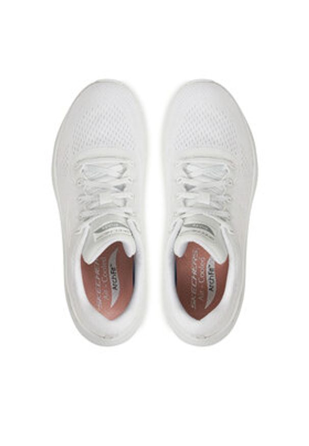 skechers - Skechers Sneakersy 150051/WHT Biały. Kolor: biały. Materiał: materiał