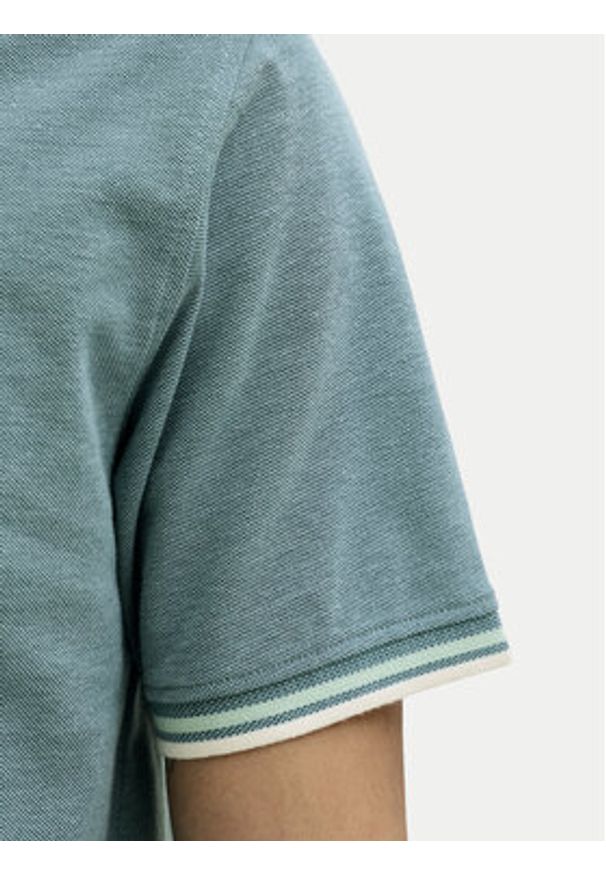 Jack & Jones Polo Paulos 12136668 Zielony Regular Fit. Typ kołnierza: polo. Kolor: zielony. Materiał: bawełna