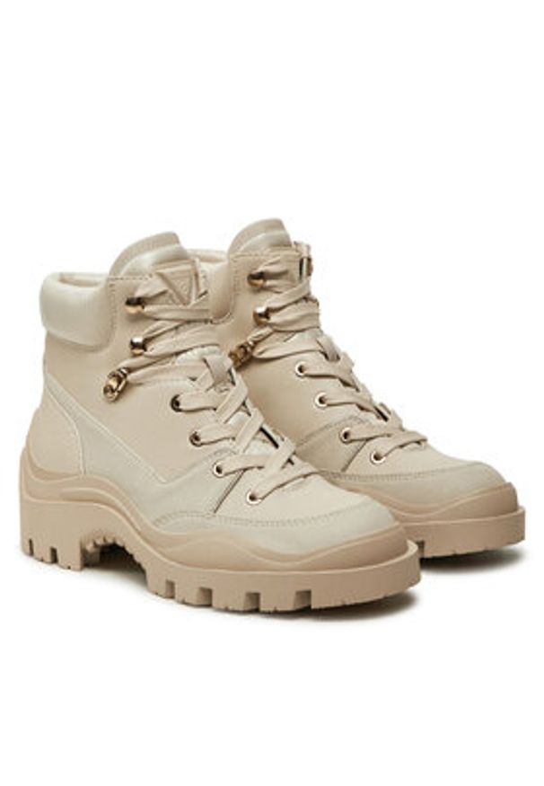 Guess Trzewiki Yia FLFYIA ELE10 Beżowy. Kolor: beżowy. Materiał: skóra