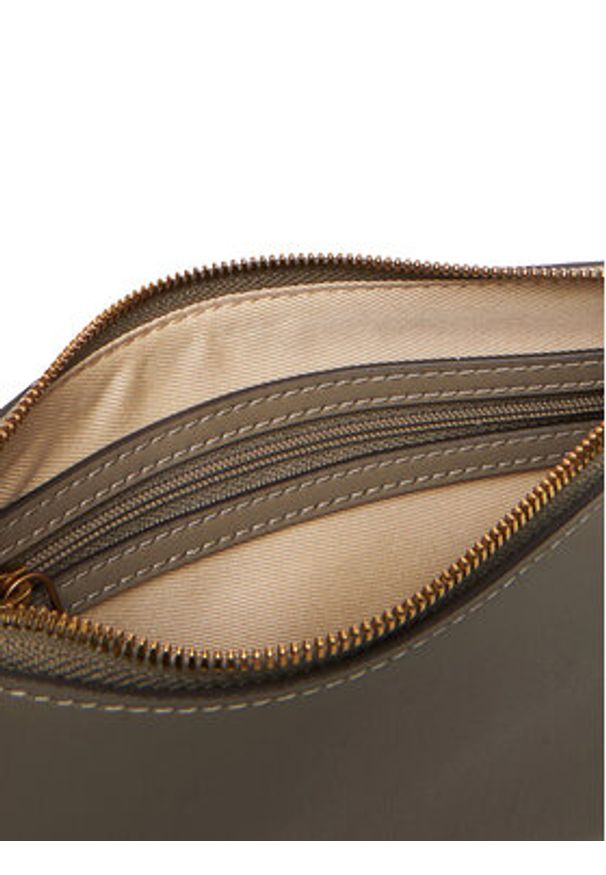 Pinko - PINKO Torebka Flat Horizontal Mini AI 25-26 104277 A0F1 Szary. Kolor: szary. Materiał: skórzane
