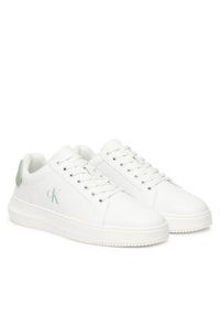 Calvin Klein Jeans Sneakersy YM0YM01296 Biały. Kolor: biały. Materiał: skóra #5