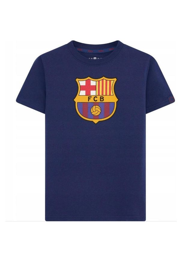 Koszulka Dziecięca FC Barcelona - Komfort i Styl. Kolor: biały. Materiał: bawełna. Sport: piłka nożna