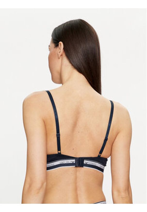 Emporio Armani Underwear Biustonosz bezfiszbinowy 164410 4R227 00135 Granatowy. Kolor: niebieski. Materiał: bawełna