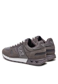 EA7 Emporio Armani Sneakersy X8X151 XK354 T992 Szary. Kolor: szary. Materiał: zamsz, skóra