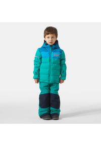 Dziecięca kurtka z kapturem Helly Hansen Vertical. Typ kołnierza: kaptur. Kolor: zielony. Materiał: puch. Technologia: Primaloft. Sezon: zima. Sport: narciarstwo #1