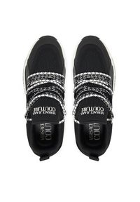 Versace Jeans Couture Sneakersy 79YA3SA3 ZSD03 Czarny. Kolor: czarny. Materiał: materiał