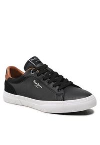 Pepe Jeans Sneakersy Kenton Court PMS30839 Czarny. Kolor: czarny. Materiał: skóra #4