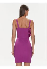 Rinascimento Sukienka koktajlowa CFC0117420003 Fioletowy Slim Fit. Kolor: fioletowy. Materiał: syntetyk. Styl: wizytowy #2