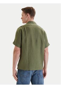 Polo Ralph Lauren Koszula 710966421501 Zielony Regular Fit. Typ kołnierza: polo. Kolor: zielony. Materiał: len #5