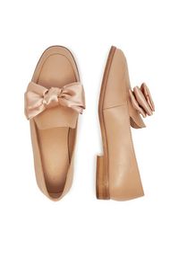 DeeZee Loafersy HY20232-2 Beżowy. Kolor: beżowy. Materiał: skóra #7