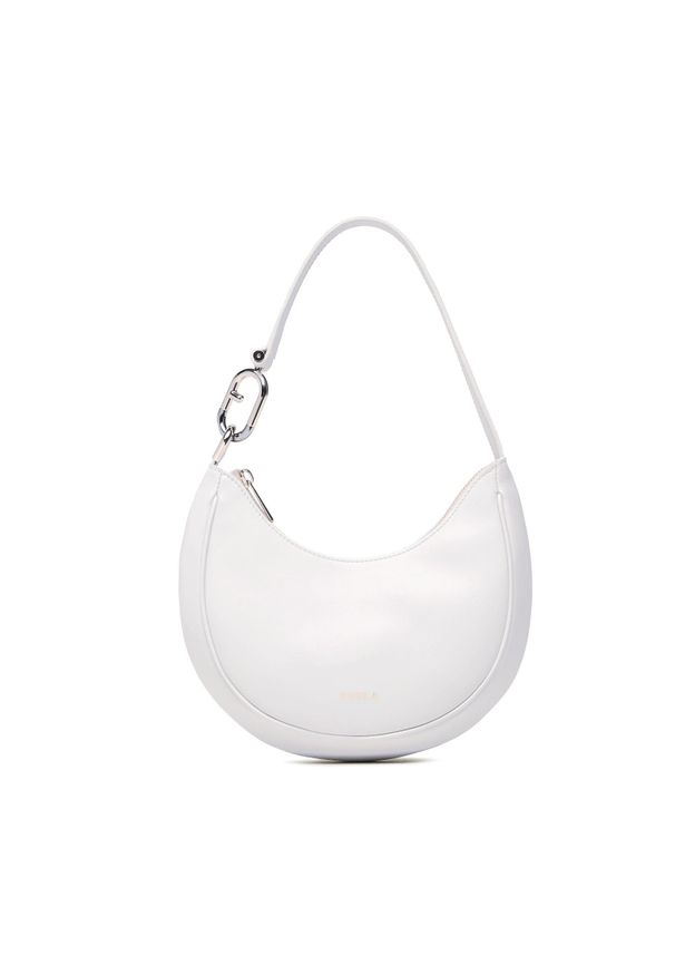 Torebka Furla Primavera WB00475-AX0733-1704S-9-023-20-IT-B Marshmallow. Kolor: biały. Materiał: skórzane