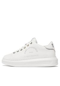 Karl Lagerfeld - KARL LAGERFELD Sneakersy KL62539F Biały. Kolor: biały. Materiał: skóra #4