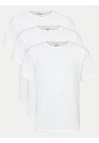 Vans Komplet 3 t-shirtów VN000KHD Biały Regular Fit. Kolor: biały. Materiał: bawełna #1
