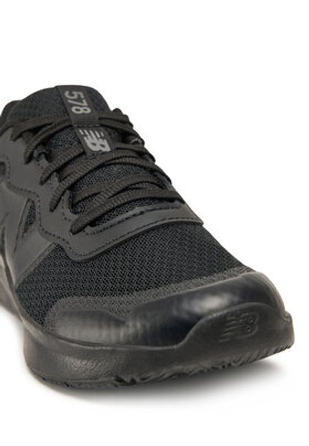 New Balance Buty do biegania 578's GK578BB Czarny. Kolor: czarny. Materiał: skóra