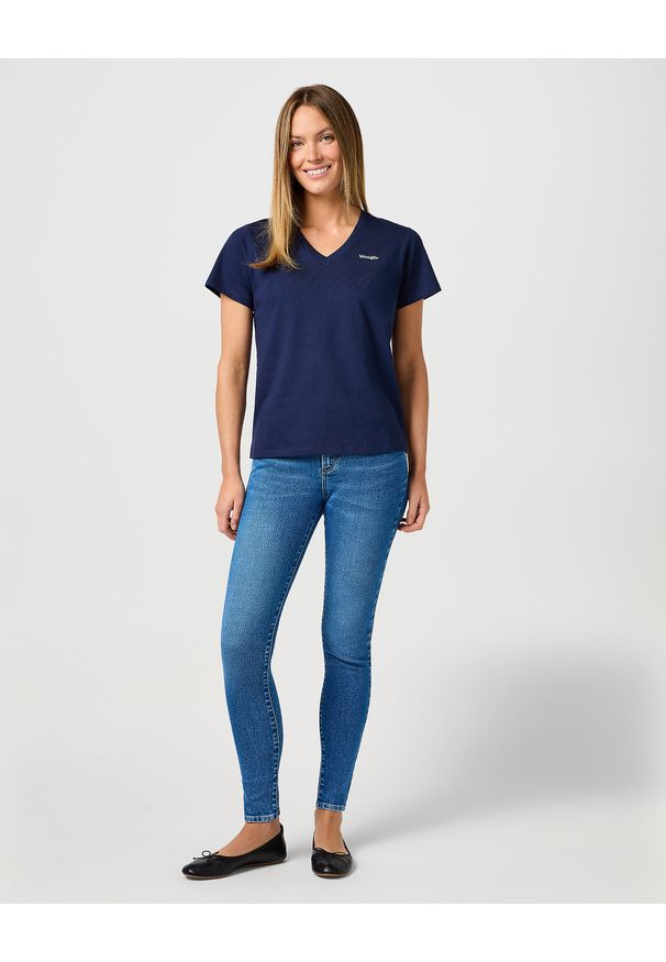 Wrangler - DAMSKIE SPODNIE WRANGLER HIGH SKINNY URBAN HAZE 112362302