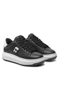 Karl Lagerfeld - KARL LAGERFELD Sneakersy KL57530 Czarny. Kolor: czarny. Materiał: skóra #4