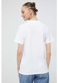 Converse t-shirt bawełniany kolor biały. Kolor: biały. Materiał: bawełna #2