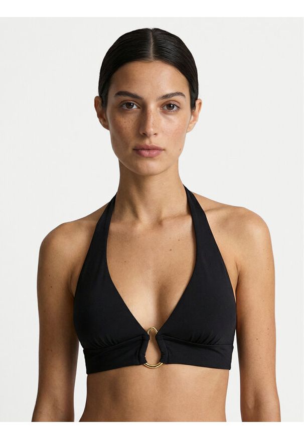 Guess Góra od bikini E6GJ14 KF590 Czarny. Kolor: czarny. Materiał: syntetyk