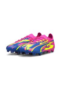 Puma - Buty piłkarskie męskie PUMA Ultra Ultimate Energy Fg/Ag. Kolor: wielokolorowy, niebieski, żółty. Sport: piłka nożna